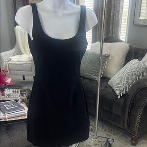 Babaton Black Sleeveless mini Dress